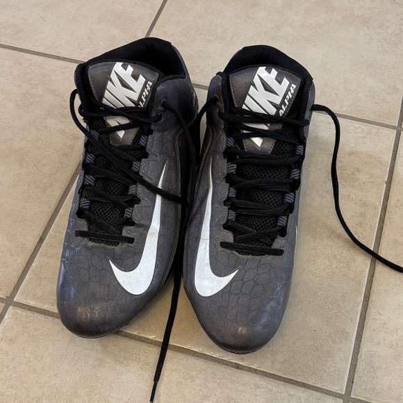 Nike Other - Nike Alpha Black and Gray soccer cleats